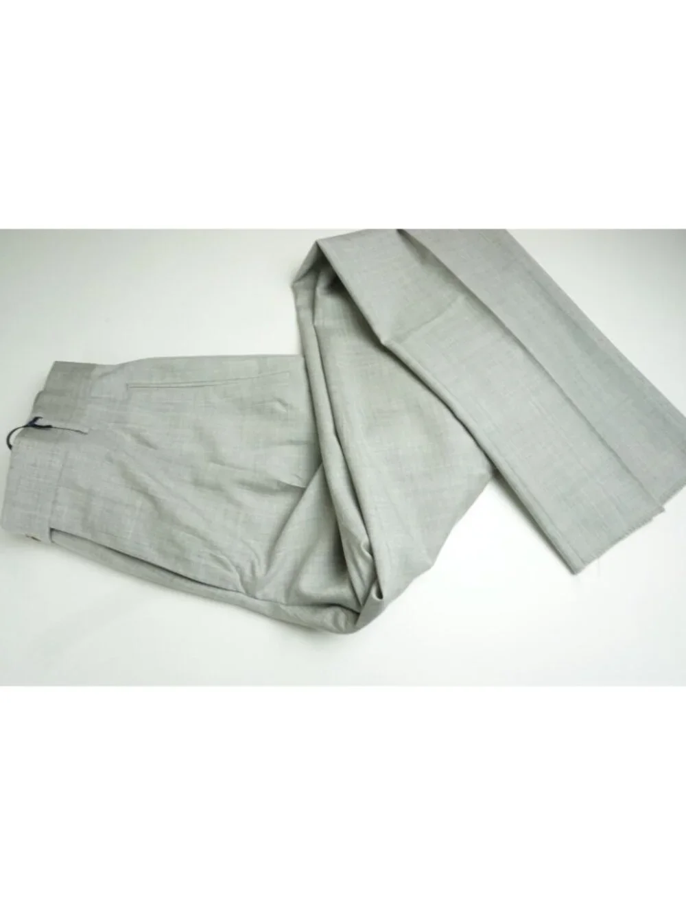 Zanella Outdoor Light Gray 100% Wool Dress Pant 48R EU BRAND NEW